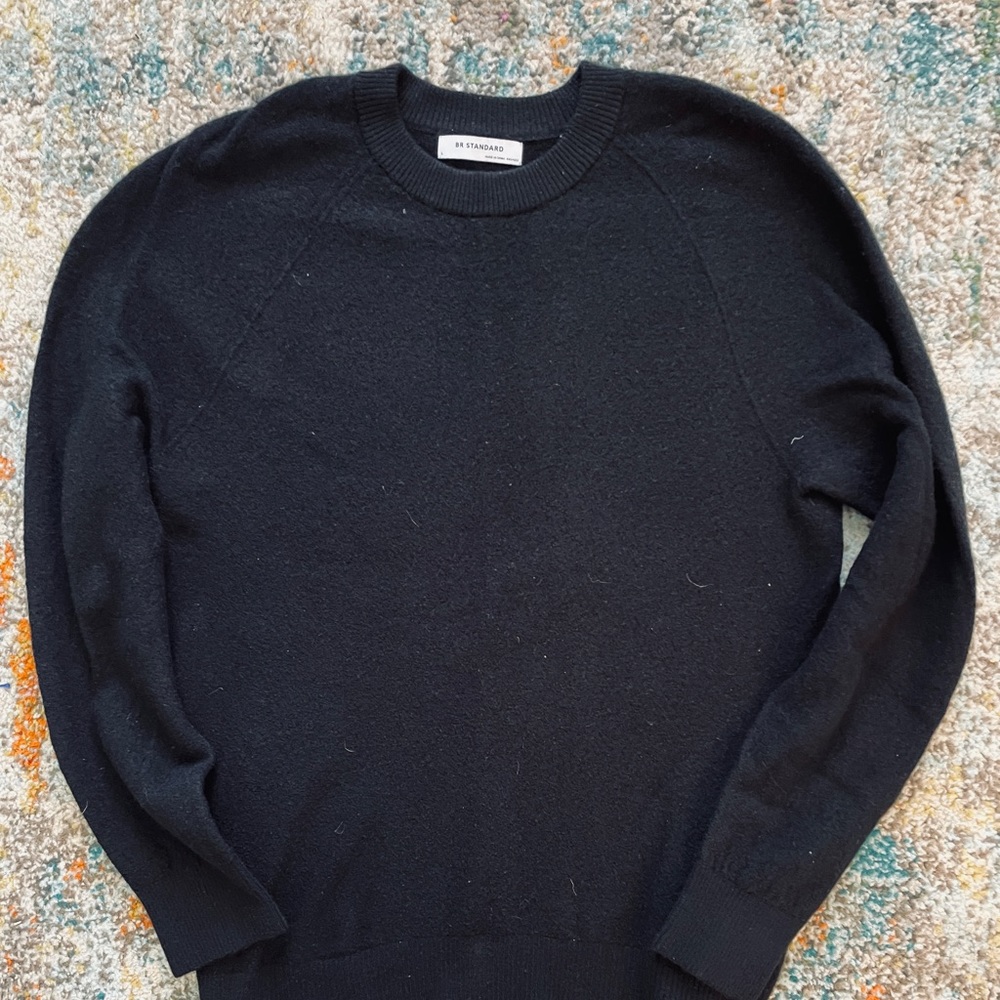 Banana Republic BR Standard Banana Republic Wool Black Color Mens Size Large